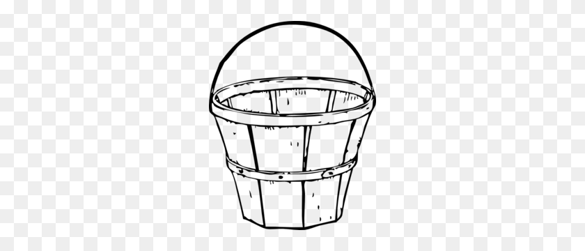 240x300 Bucket Clip Art - Bucket Of Water Clipart