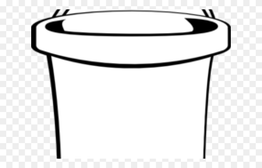 640x480 Bucket Clipart Black And White - Bucket Clipart Black And White
