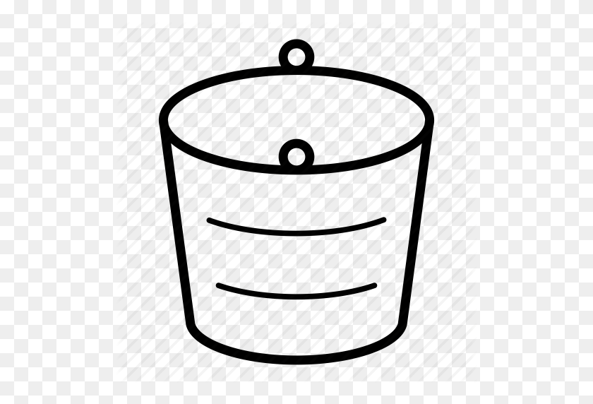 512x512 Bucket Clipart Water Container - Water Bucket Clipart
