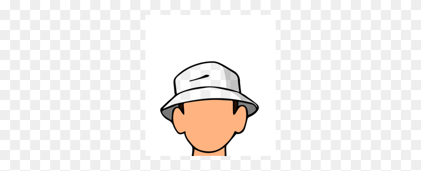 260x282 Клипарт Bucket Hat - Fedora Клипарт