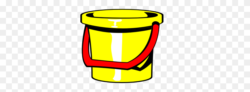 299x249 Bucket Yellow Clip Art - Bucket PNG