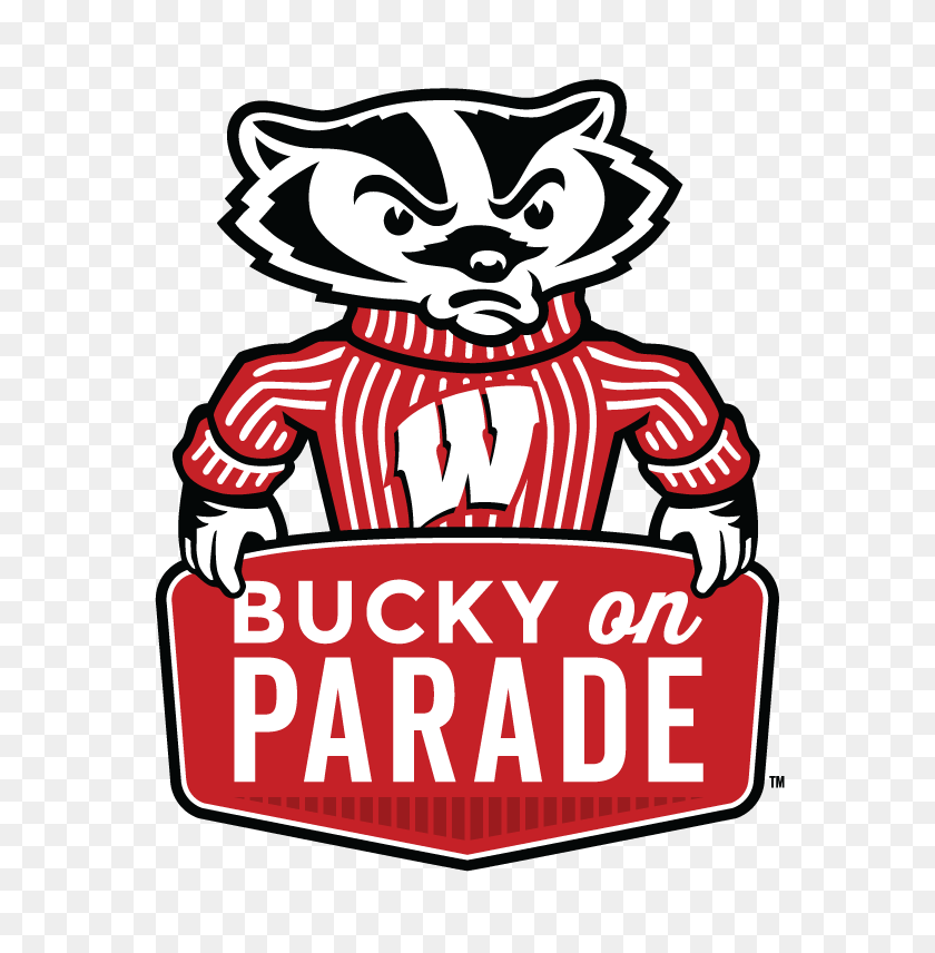 640x796 Bucky On Parade Public Art Project Featuring Bucky Badger Coming - Halloween Parade Clipart