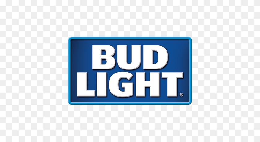 400x400 Bud Light Retro Logo Metal Sign - Bud Light Logo PNG