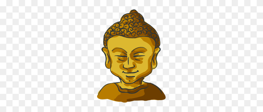 219x298 Buddha Head Clip Art - Chin Clipart
