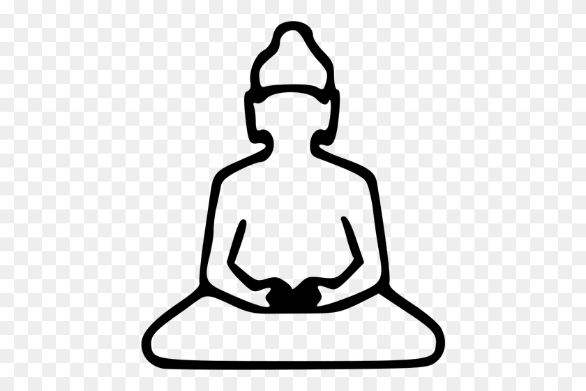 436x500 Бесплатный Клипарт Буддизм - Клипарт Буддийских Монахов