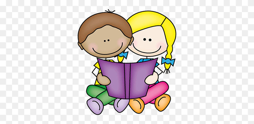 326x350 Buddy Reading Clip Art - Person Reading Clipart