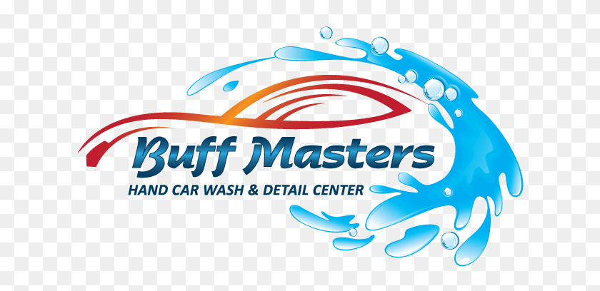 636x348 Buff Masters Car Wash - Car Wash Logo PNG