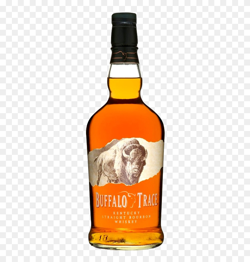 295x820 Buffalo Trace Kentucky Straight Bourbon Whiskey - Whiskey Bottle PNG