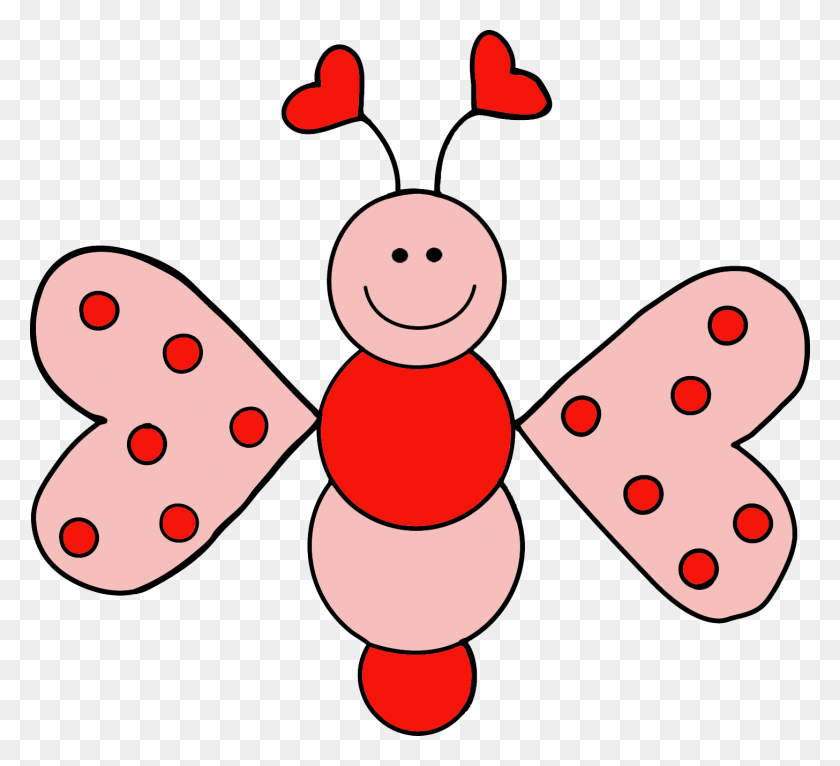 1456x1318 Bug Cute Insect Clipart Kid - Kid Valentine Clipart