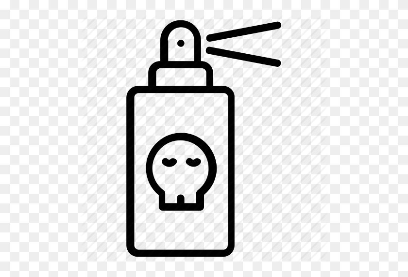 512x512 Bug Disinfection, Disinfectant Spray, Poison Bottle, Poison Spray - Poison Bottle Clipart