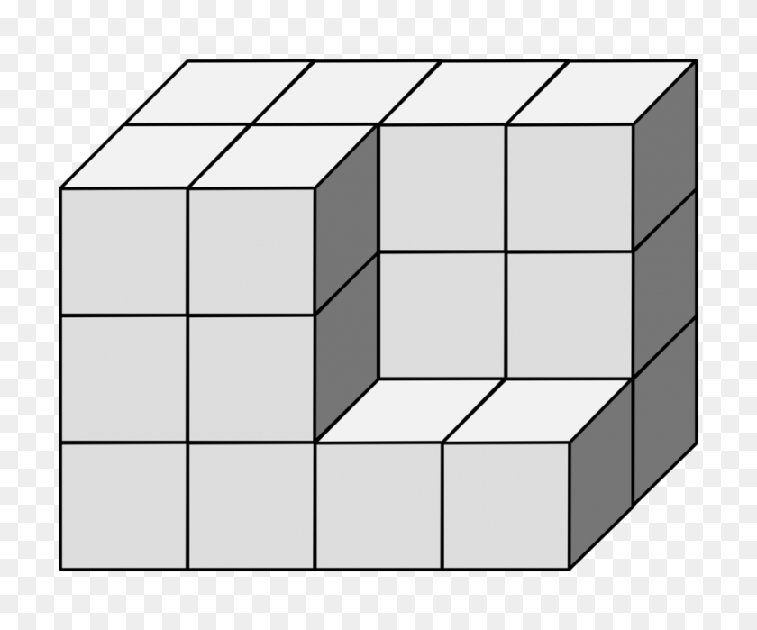 915x750 Строительство Черно-Белых Кубиков Ар-Деко Компьютерные Иконки Бесплатно - Куб Клипарт Черный И Белый