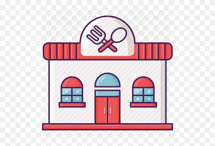 512x512 Building, Cafe, Restaurant Icon - Restaurant Icon PNG