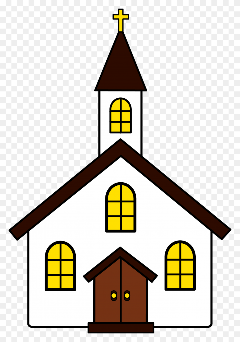 4543x6626 Building Clipart Free Church - Restaurant Building Clipart Black And White