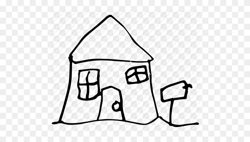 512x418 Building, Construction, Doodle, Drawing, Estate, Freehand - Doodle PNG
