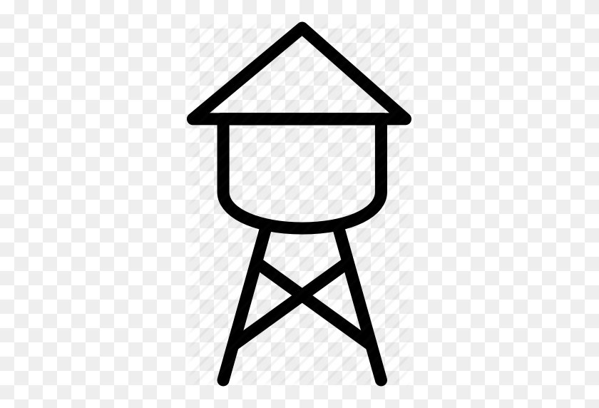315x512 Building, Construction, Tower, Water Icon - Water Tower Clip Art
