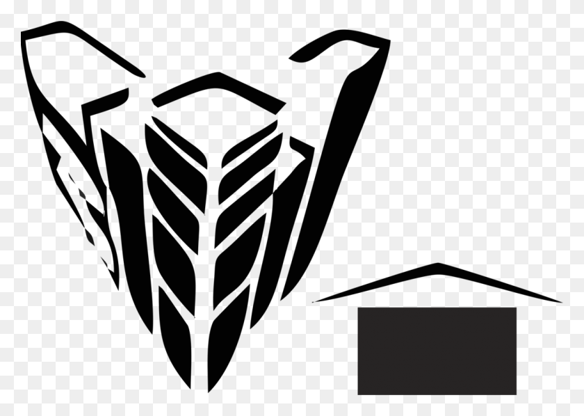 1086x750 Building Logo Construction Black And White Symbol - Emblem Clipart