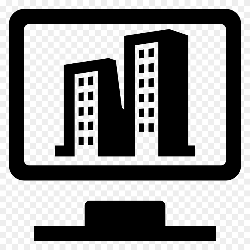 980x980 Building Real Time Monitoring Png Icon Free Download - Destroyed Building PNG