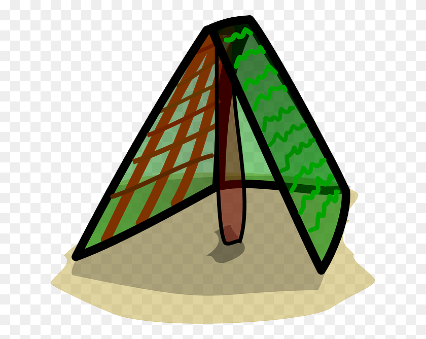 640x608 Building Tent Clip Art - Campout Clipart