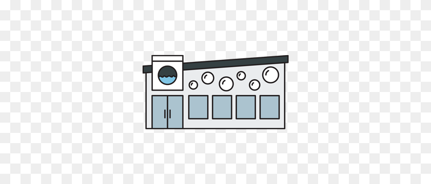 300x300 Buildings Places Esl Library - Laundromat Clipart