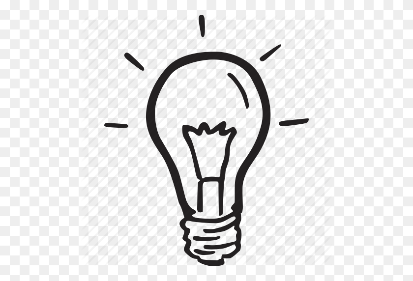 512x512 Bulb, Electricity, Idea, Light, Light Bulb, Lightbulb, Tip Icon - Light Bulb Icon PNG