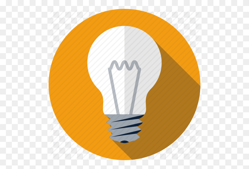 512x512 Bulb, Idea, L Light, Lightbulb Icon - Light Bulb Icon PNG