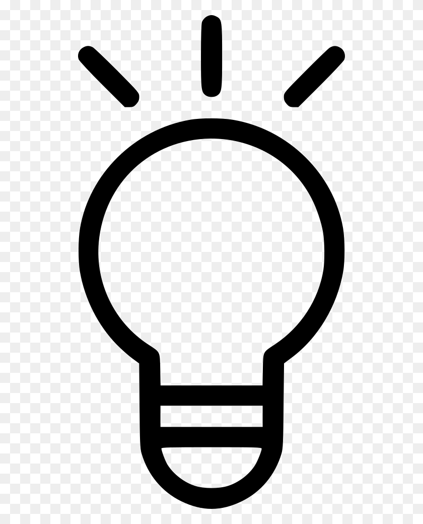 532x980 Лампочка Идея Открытие Думайте Исследования Сияйте Значок Png Бесплатно - Эффект Сияния Png