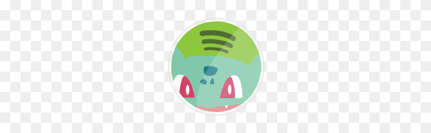200x200 Bulbasaur, Spotify Icon - Spotify Icon PNG