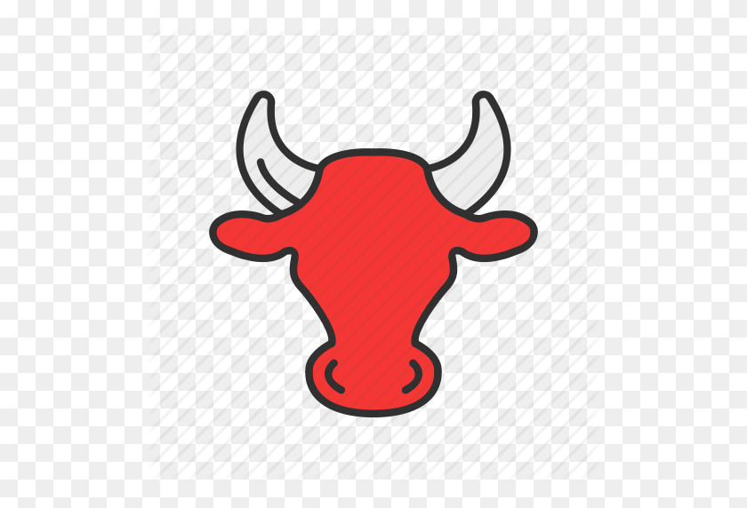 512x512 Bull, Bull Market, Red Bull, Stock Market Icon - Red Bull PNG