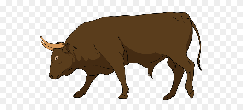 576x320 Bull Clipart - Bison Clipart