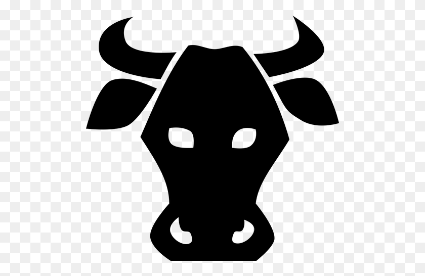 500x486 Bull Free Clipart - Elk Skull Clipart