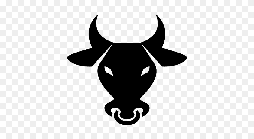 400x400 Descarga De Vectores, Logotipos, Iconos Y Fotos Gratis De Bull Frontal Head - Bulls Logo Png