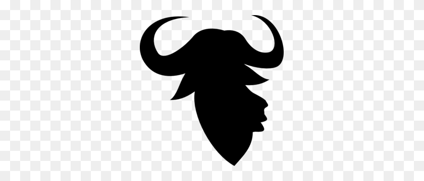 285x300 Bull Head Silhouette Png, Clip Art For Web - Bull Clipart Black And White