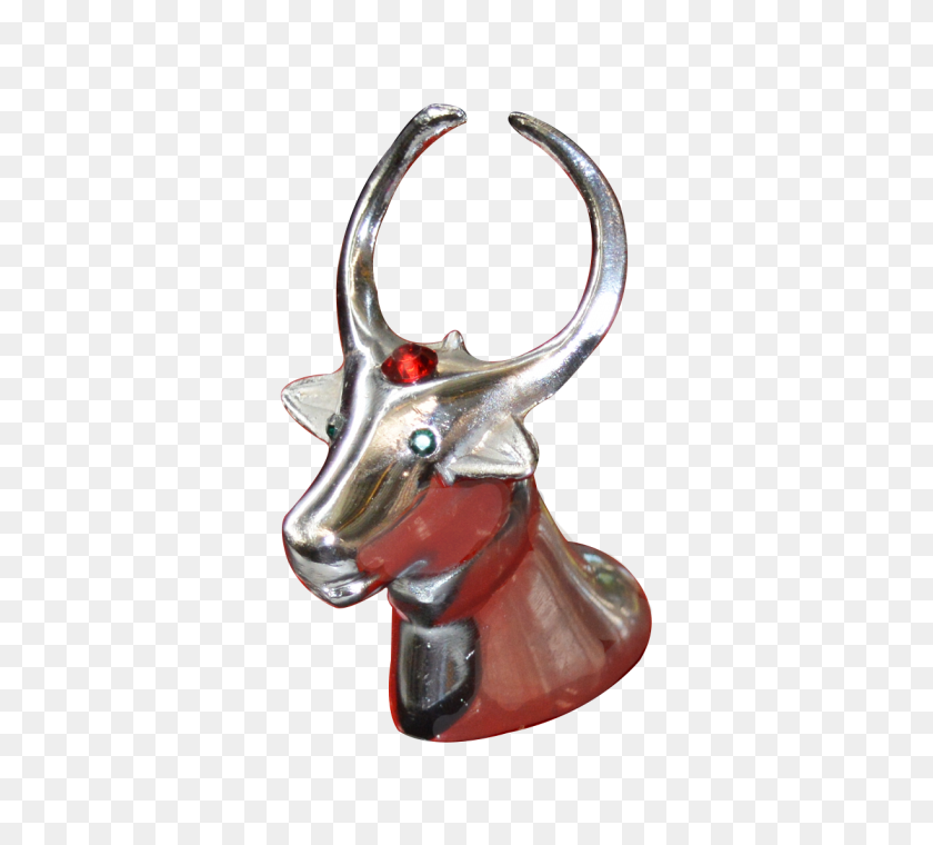 700x700 Bull Head Silver - Bull Head PNG
