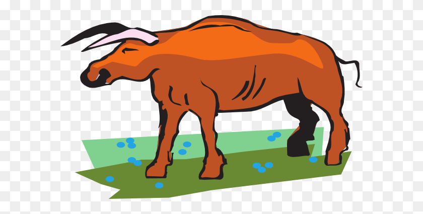 600x365 Bull In A Field Png, Clip Art For Web - Field Clipart