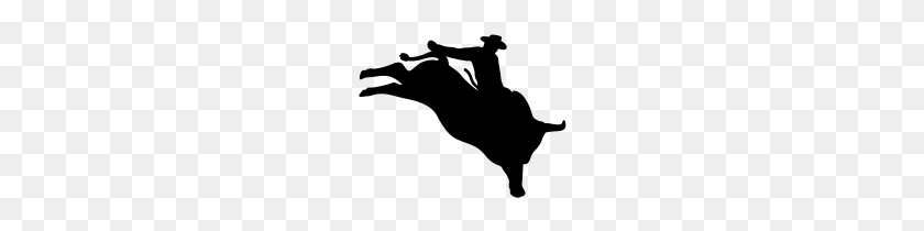 190x150 Bull Rider - Bull Riding Clip Art