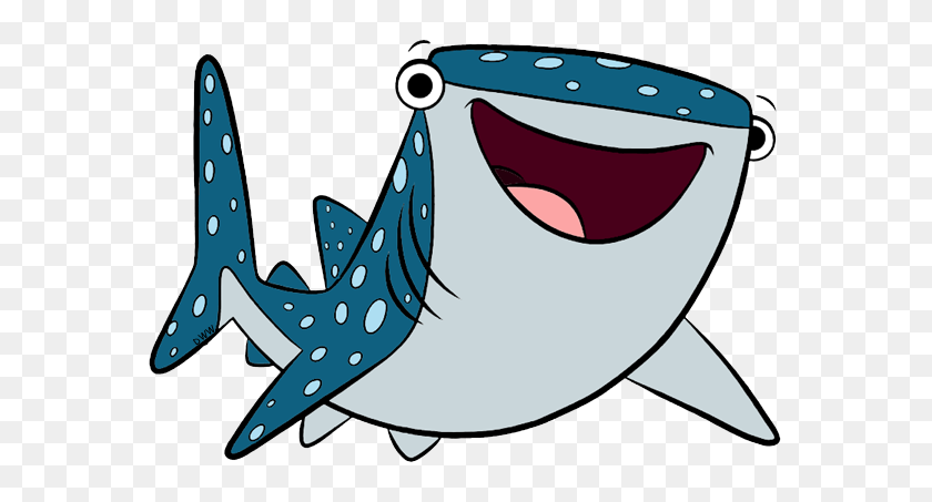 579x393 Клипарт Бычья Акула Счастливый Что Касается Акулы - Клипарт Акула