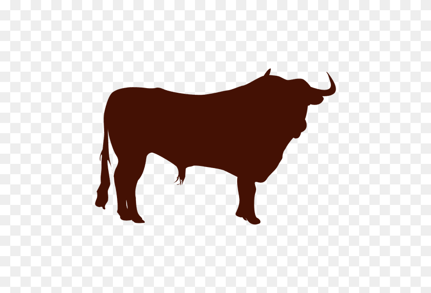 512x512 Bull Silhouette - Bull PNG