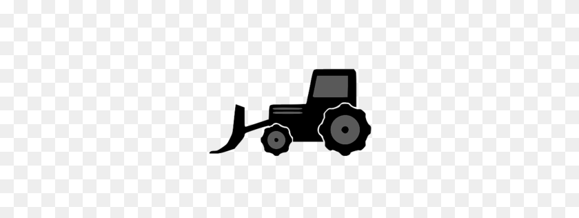 256x256 Bulldozer Clip Art - Tractor Clipart Free