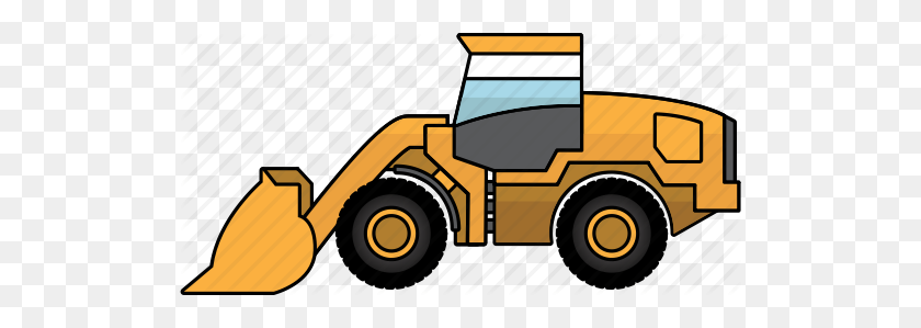 512x239 Bulldozer, Construction, Dozer, Earth Mover, Mining, Mining - Bulldozer Clipart Free