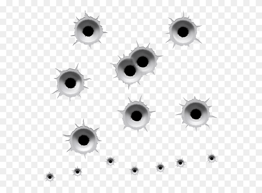 559x560 Bullet Holes Png Hd - Bullet Hole PNG