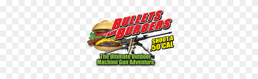 300x199 Bullets And Burgers Las Vegas Shooting Range Shoot A Machine Gun - Burgers PNG