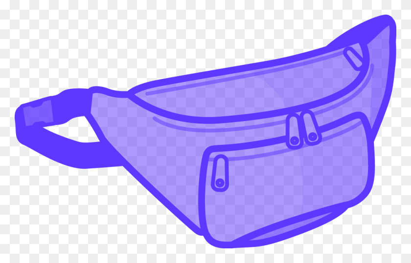 1051x646 Bum Bags Backpack Clip Art - Fanny Pack PNG