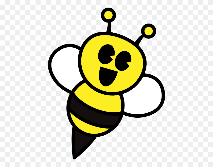462x600 Bumble Bee Bee Clip Art Clipartwiz Clipartix - Bee Clipart PNG