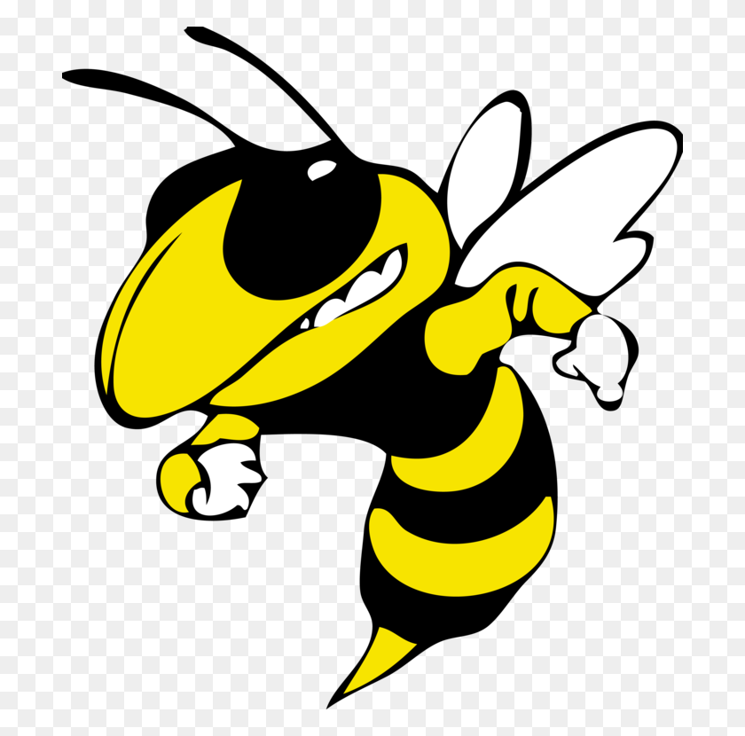 700x770 Bumble Bee Clip Art Bumble Bee Wall Decals Bumble Bee Wall - Yellow Jacket Mascot Clipart