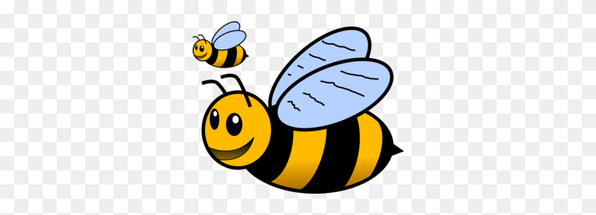 298x243 Bumblebee Clip Art - Flying Bee Clipart