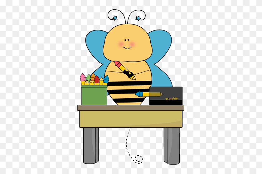 343x500 Bumblebee Clipart Teacher - Bumble Bee Clip Art Free