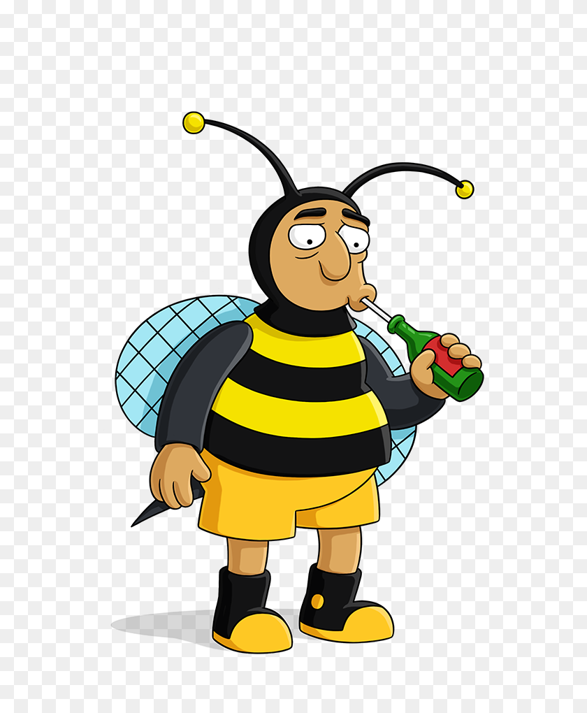 550x960 Bumblebee Man De Los Simpsons Mundo En Fxx - Bumblebee Png