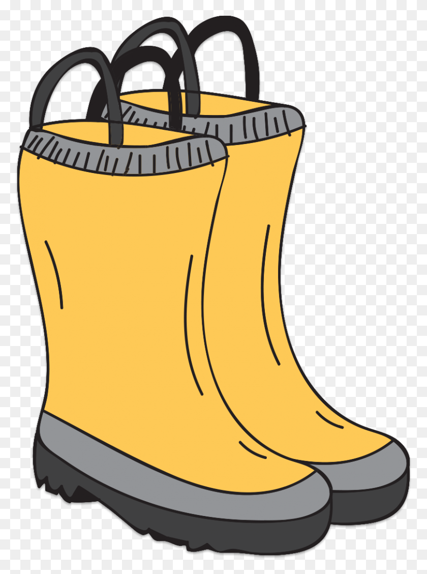 807x1106 Buncee - Snow Boots Clipart