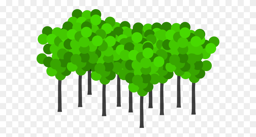 600x392 Bunch Tree Clipart Clip Art Images - Flat Earth Clipart
