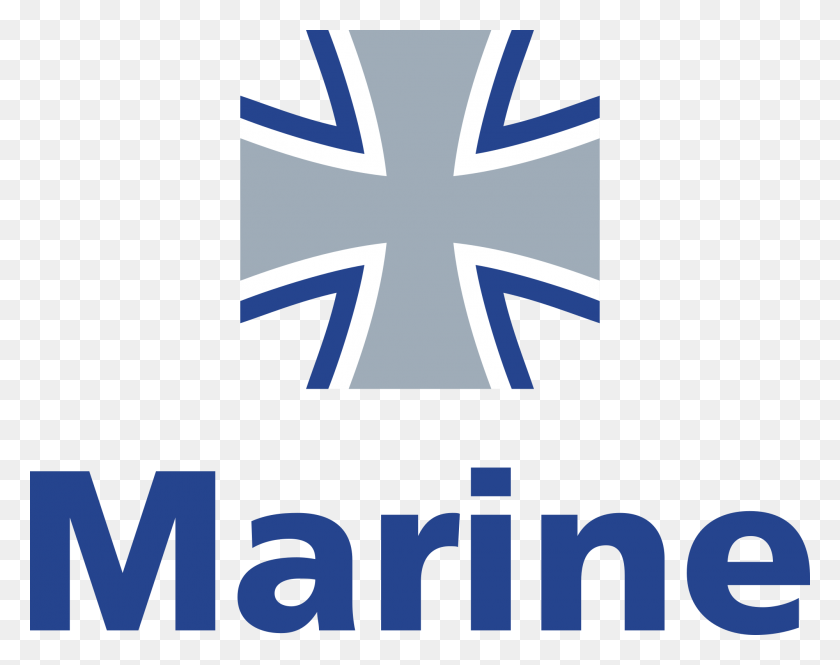 2000x1553 Bundeswehr Logo Marine With Lettering - Marine PNG